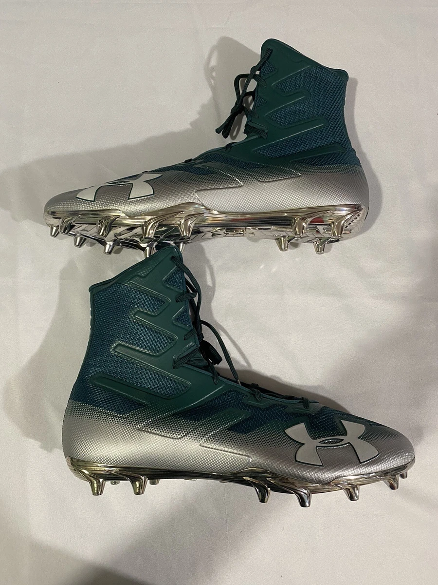 New Mens Size 16 Green Under Armour Football Cleats eBay