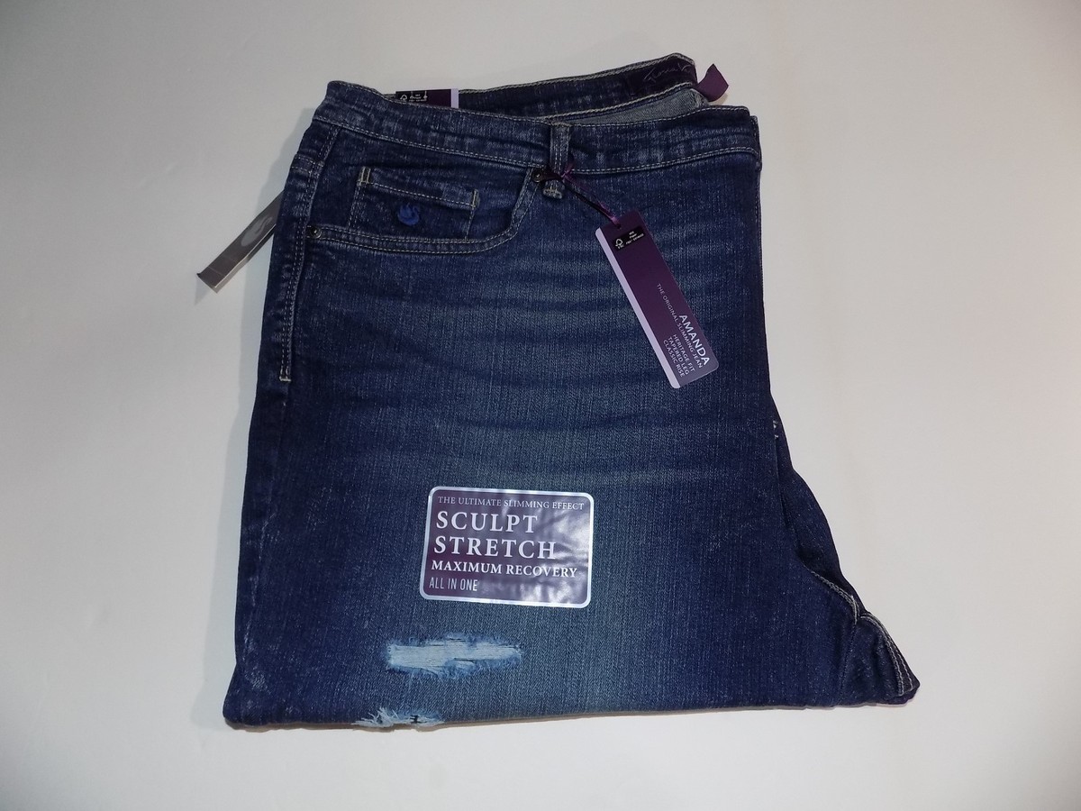 GLORIA VANDERBILT HERITAGE FIT AMANDA SCULPT STRETCH JEANS PLUS SZ