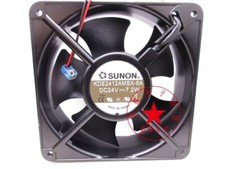 SUNON KDE2412AMBX-6A DC24V 7.2W 12CM 2-Pin Inverter Cooling Fan