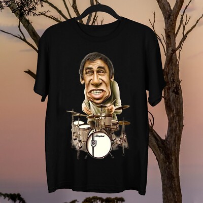 New Buddy Rich Cartoon Cotton Black S-5XL T-Shirt 1D1924