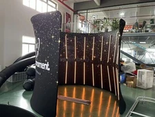 Photo Booth Machine Fabric Backdrop with Ring Light - Ideal for Event Rental