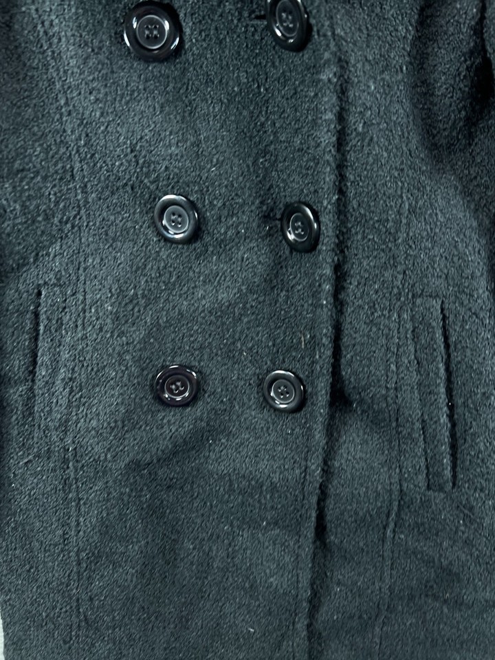 VTG Marvin Richards J Percy Wool Coat Double Breasted Jacket Womens