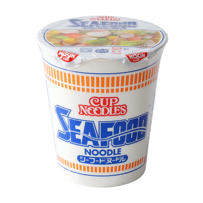 Nissin Seafood Cup Nudeln Curry Garnelen Meeresfrüchte Japanischer Stil