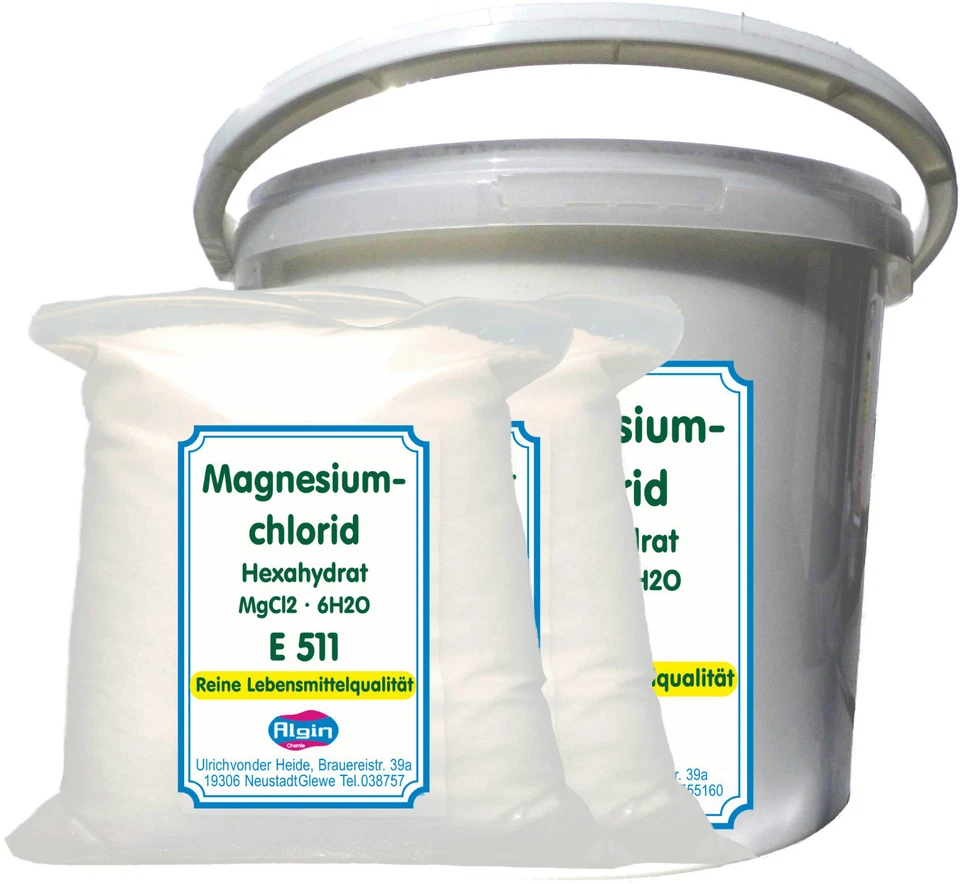 NATIVA PUR Magnesiumchlorid 2 kg ClipBeutel Lebensmittel Qualität E 511
