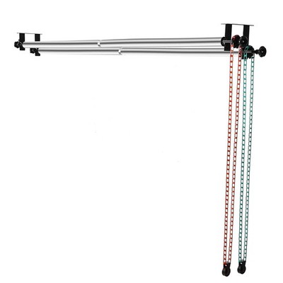 Photography Backdrop 2 Roller Support System, 118'' Wall Mount Manual Backgrou...