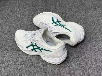 Size 9.5 - ASICS Court FF 3 Novak White Pitch Green for sale