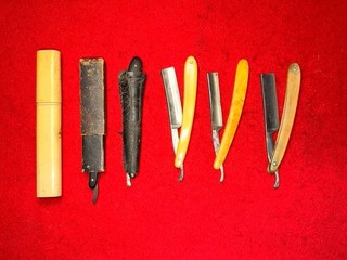 LOT OF VTG STRAIGHT RAZORS | Wade & Butcher C. W. Dahlgren Pacific HDW & Steel