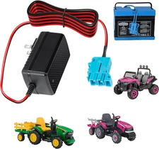 12V Battery Charger for Peg-Perego Ride-On Toys Compatible with John Deere Groun