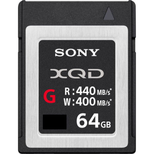 Tarjeta de memoria Sony 64 GB XQD serie G 440 MB/s 400 MB/s - Imagen 1 de 1