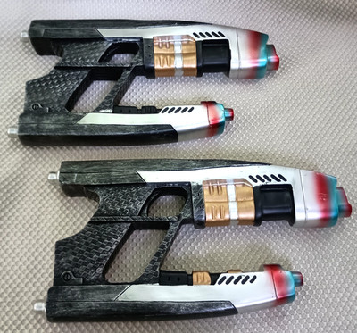 Star-Lord Quad Blasters Set (2) Twin Heavy Resin Marvel Guardians Galaxy - EXC