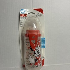 NUK Disney Minnie Mouse Active Cup 10oz Spill-Proof Toddler Sippy Cup BPA-Free