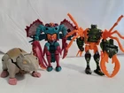Transformers Beast Wars vintage lot-Rattrap Razorclaw Powerpinch read