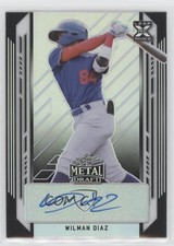 2021 Leaf Metal Draft Black Rainbow 4/15 Wilman Diaz #BA-WD1 Auto tm7