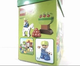 LEGO Duplo (10517) My First Garden (2013 Retired) Horse Goat Treehouse Gift