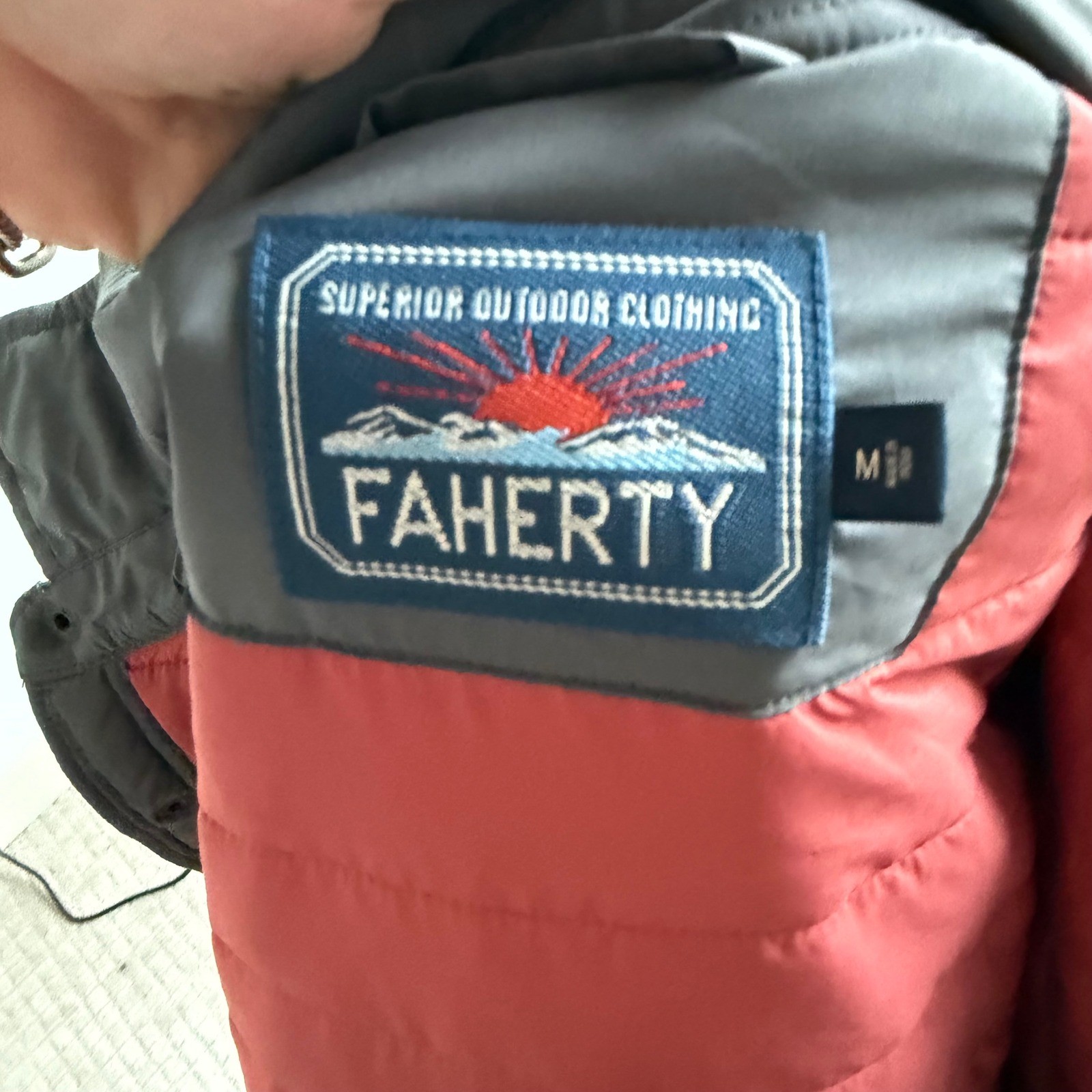 Faherty Atmosphere Packable Jacket - AshSize Medi… - image 4