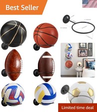 Iron Sports Ball Wall Holder - Organize Basketball, Soccer  More Effortlessly