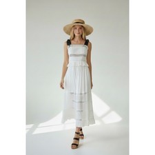TED BAKER LONDON Promis Eyelet Inset Tea Dress Size 2/ US 6 NWT