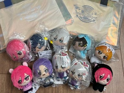 Chibi Plush Aurora Clear Tote Bag Set Handmade Style, 9 Characters,