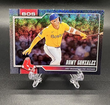 2026 Topps Series 1 Baseball Romy Gonzalez Black Sandglitter /10 Red Sox #294