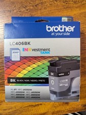 Brother LC406BK Standard Yield Ink Cartridge - Black-new-box open-3000 pg. yield