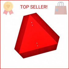 Kichwit Slow Moving Vehicle Triangle Sign, Aluminum Slow Moving Triangle Rust Fr