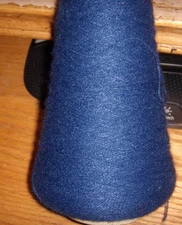 YARN NAVY BLUE COLOR YARN  KINTTING/  MACHINE/ NEEDLEPOINT  6-1/2 OZ FREE SHIP