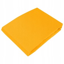 Lenzuolo con angoli in jersey con elastico spessore 70x160 cm cotone giallo Oeko-tex