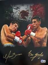 ERIK MORALES MARCO ANTONIO BARRERA SIGNED 11X14 PHOTO BOXING BECKETT COA BV81353