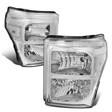 HL-OH-FSU13-CH-CL1 Chrome Housing Headlights Chrome Housing / Clear Corner