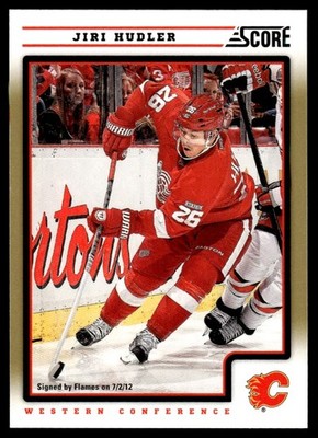 2012-13 Score Gold Rush Jiri Hudler Calgary Flames #89