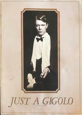 David Bowie Just a Gigolo - original Japanese souvenir program from 1978 film