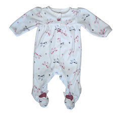 Adorable NB unicorn themed one piece Carters footy pajamas