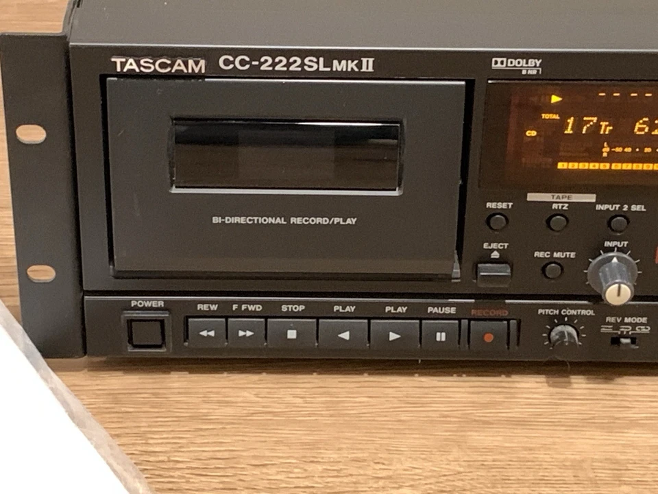 Tascam CC-222SL MKII Professional Cassette/CD Recorder Combo - Tested & Complete - Image 3 of 4