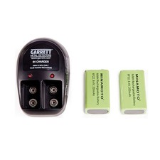 Garrett Rechargeable Battery Kit 2 Ni-MH Battery and 110V Charger 