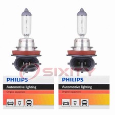 2 pc Philips Front Fog Light Bulbs for Peugeot 308 508 RCZ 2009-2019 ya