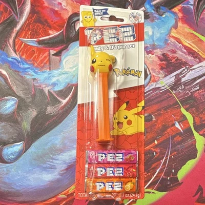 PEZ Pokemon Pikachu Winking Dispenser with 3 PEZ Candy Refills EXP:05/2030 - Image 1 of 4