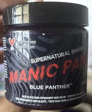 Manic Panic Semi Permanent Hair Color Blue Panther 4 Fl. Oz New In Jar