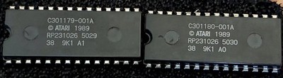 Atari TOS 1.62 deutsch für 520STE und 1040STE - 2 PROM Chips