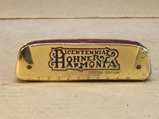 Hohner Bicentennial Harmonica C Made in Germany 4" circa 1976 Limited Edition