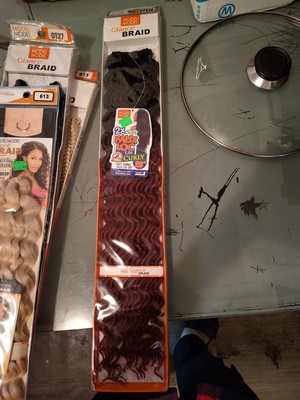 Model Model Glance Braid 3x Zoey Braid Straight 18 Inches Color #613 (4 Packs)