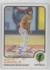2022 Topps Heritage Minor League Edition Real One Aaron Zavala #ROA-AZ Auto z3a