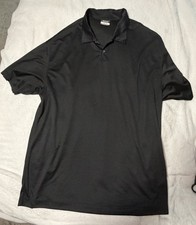 Nike Dri Fit Golf Polo Shirt Men s Size XXL Black Short Sleeve