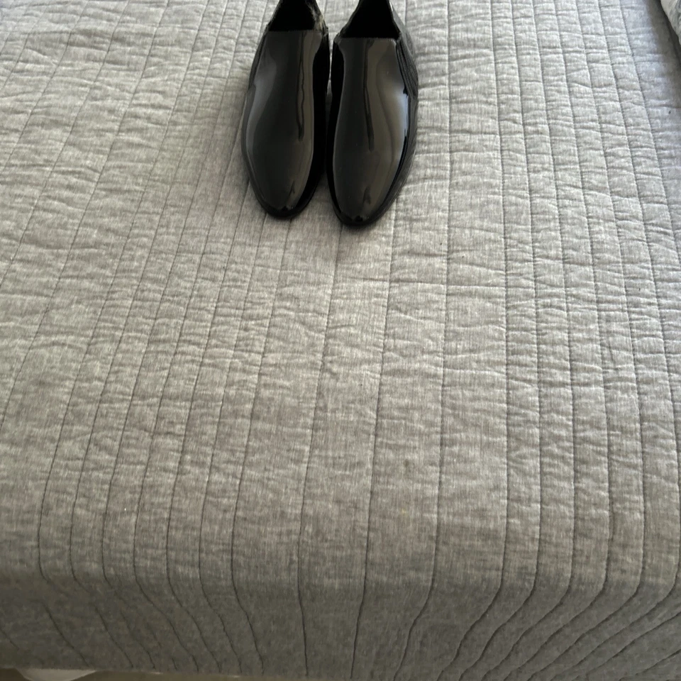 Botín plano Connor recortado charol negro Saint Laurent 39,5 Foto 2 de 4