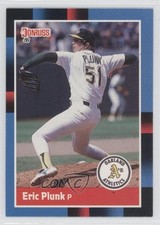 1988 Donruss Eric Plunk (Solid Blue Upper Right Corner) #503 0c6