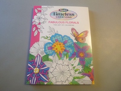 Fabulous Florals Coloring Book by Rose Art
