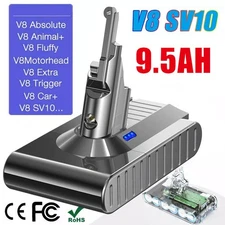 V8 Battery 21.6V 9500mAh for Dyson V8 Animal SV10 V8 Absolute V8 Fluffy / Filter