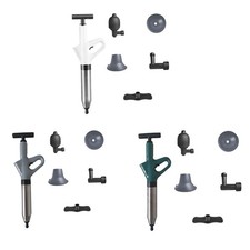 Pompa a stantuffo a pressione d'aria per WC potente per scarico a pavimento