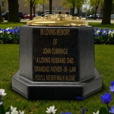 PERSONALISED POTS MADE TO ORDER,  Memorial Flower Holder Grave Vase, ORNAMENTS