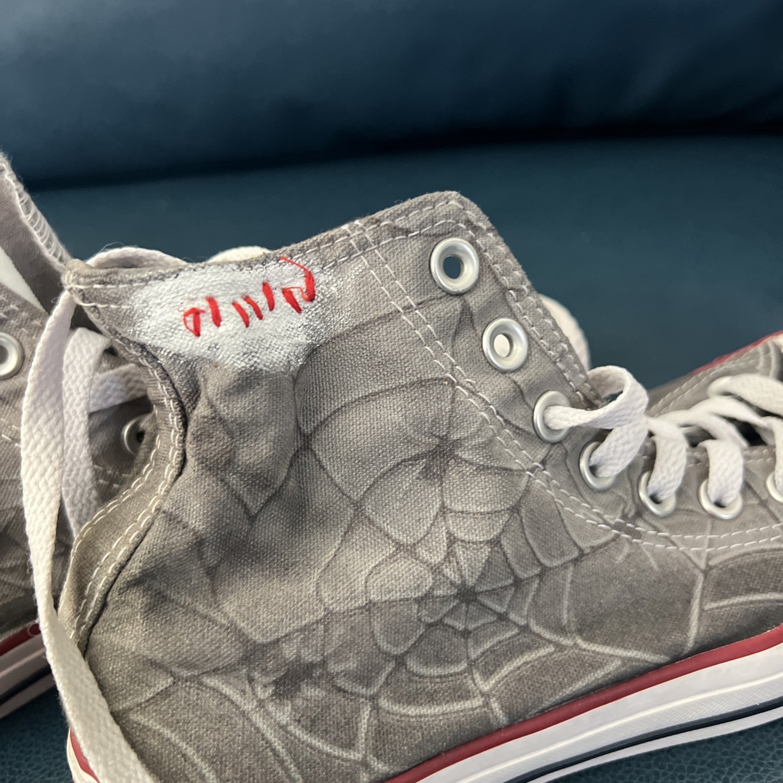 NEW Converse CTAS Hi All Star Grey Spider Man Limited Edition Mens 7 ...