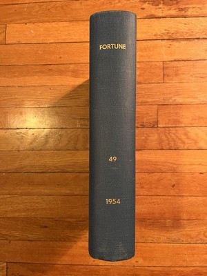 Fortune Magazine Bound Hard Cover 1954 January - June Volume 49